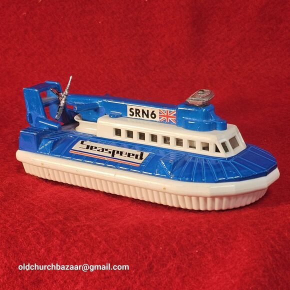 Vintage Matchbox Super Kings K-22 S.R.N.6. HOVERCRAFT Toy 1974 Made in England - Picture 12 of 14